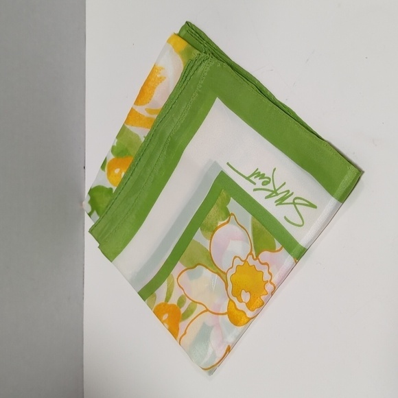 Vintage Avon SM Kent Floral Burst Scarf - 26x26 - Picture 5 of 5